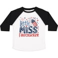 thumbnail image 3 of Inktastic Little Miss Firecracker Patriotic Girls Toddler T-Shirt, 3 of 5