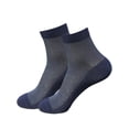 thumbnail image 3 of Hanerdun 12 Pairs Men Thin Crew Socks, Black/ Dark Gray/ Navy Blue, Size 10-13, 3 of 5