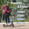 thumbnail image 6 of KKA Electric Scooter Adults E Scooter, 350W/16 MPH, 18 Miles Range, 8.5" Pneumatic Tire, Folding Black, 6 of 15