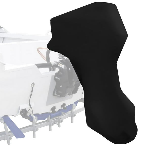 Boat Motor Cover, Full Motor Outboard Cover, Waterproof and UV-Proof Engines Cover Waterproof Boat Cover Fits for 100-150 HP Engines