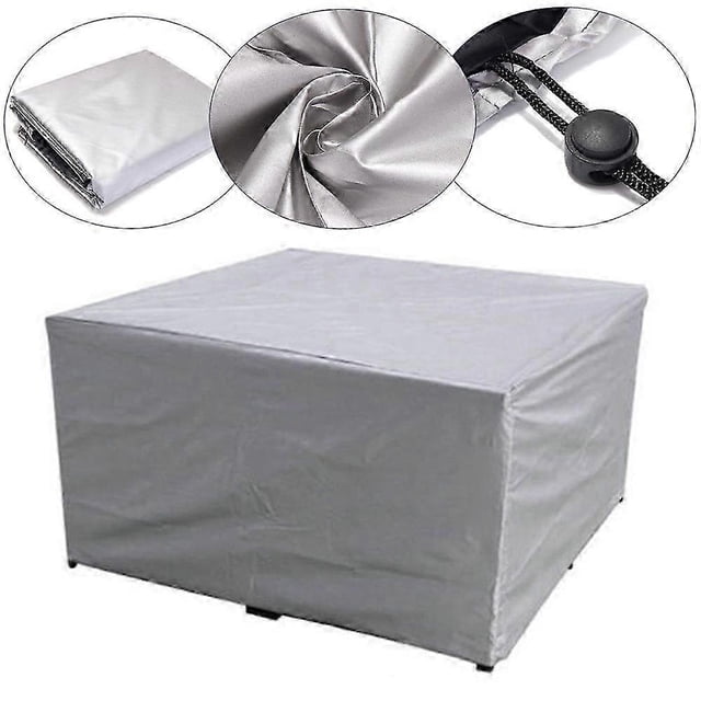 Housse de Mobilier de Jardin Imperméable pour Table en Rotin Cube Housse Extérieure