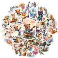thumbnail image 2 of 35pcs-50pcs Cute Stickers Animal Stickers Music Instrument Stickers Funny Kids Stickers for Luggage Laptop Suitcase, 2 of 9