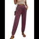 thumbnail image 1 of Pantalones Deportivos de Yoga para Mujer, Holgados, Tipo Harén, para Hacer Ejercicio, Informales, Cómodos, con Bolsillos Púrpura M, 1 of 7