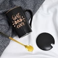 thumbnail image 3 of Gifts for Dad - Best Dad Ever Coffee Mugs, Mug Gifts for Dad, Christmas Gifts, Birthday Gifts, Fathers Day Gifts, RollyDanCT Black 14 fl oz Coffee Mug Ceramic Mugs Tea Cup, 3 of 10