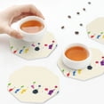 thumbnail image 7 of Lsque Pikmin Pattern 4" Drink Coasters Set of 4, PVC Leather Absorbent Coasters, Table Coaster Set Decorative Coffee Cup Coasters Housewarming Gift, 7 of 7