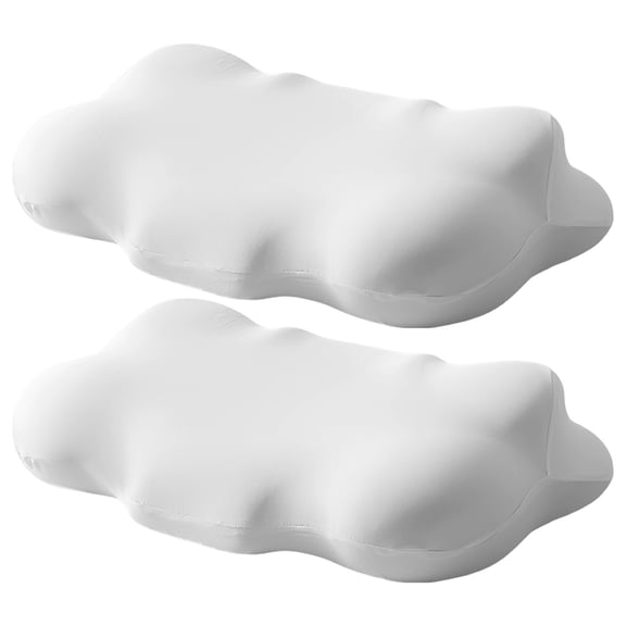 2 Pcs Zero-Pressure Memory Foam Butterfly Pillow, Ergonomic Side Sleeper Neck Support, Dual-Height Cervical Cloud Design for Deep Slumber Comfort, Bio-Based Slow-Rebound Material