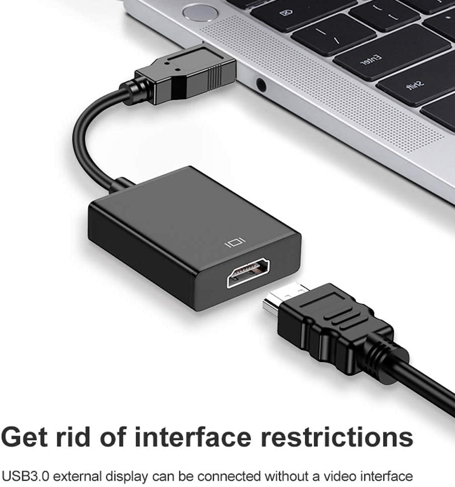 USB to HDMI Adapter, USB 3.0/2.0 to 