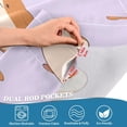 thumbnail image 4 of Cute Hamsters Curtain Valance for Kitchen Windows/Bathroom/Living Room/Bedroom Blackout, Rod Pocket Valance Small Window Treatment Decor, 54" W x 18" L, 4 of 6