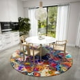 thumbnail image 2 of Addison Rugs Addison Indoor/ Outdoor Karina Abstract Washable Area Rug 8' x 8', 2 of 8
