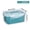 L, variant on XMMSWDLA 1 Pcs Fruit Vegetable Storage Containers for Fridge Berries Vegetable Wash Vegetables Dehydration with Lids 1pc Double Drain Box (Rectangular) Portable Box+Drain Basket 700ML