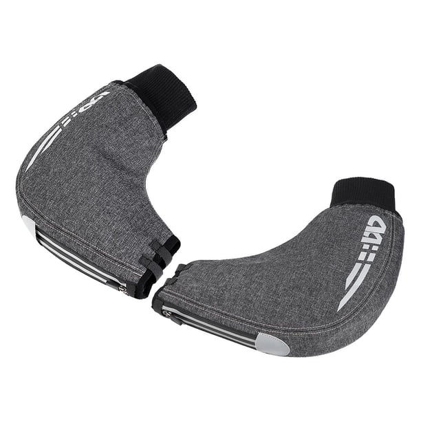 para Manillar de Bicicleta para Ciclista Pogies Cubierta Térmica de Invierno Calentador de Manos - gris Macarena Manoplas de manillar de ciclismo