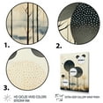 thumbnail image 3 of Designart "Minimalist Oasis Grey and Beige Mid Century" Abstract Collages Floater Framed Wall Decor, 3 of 7