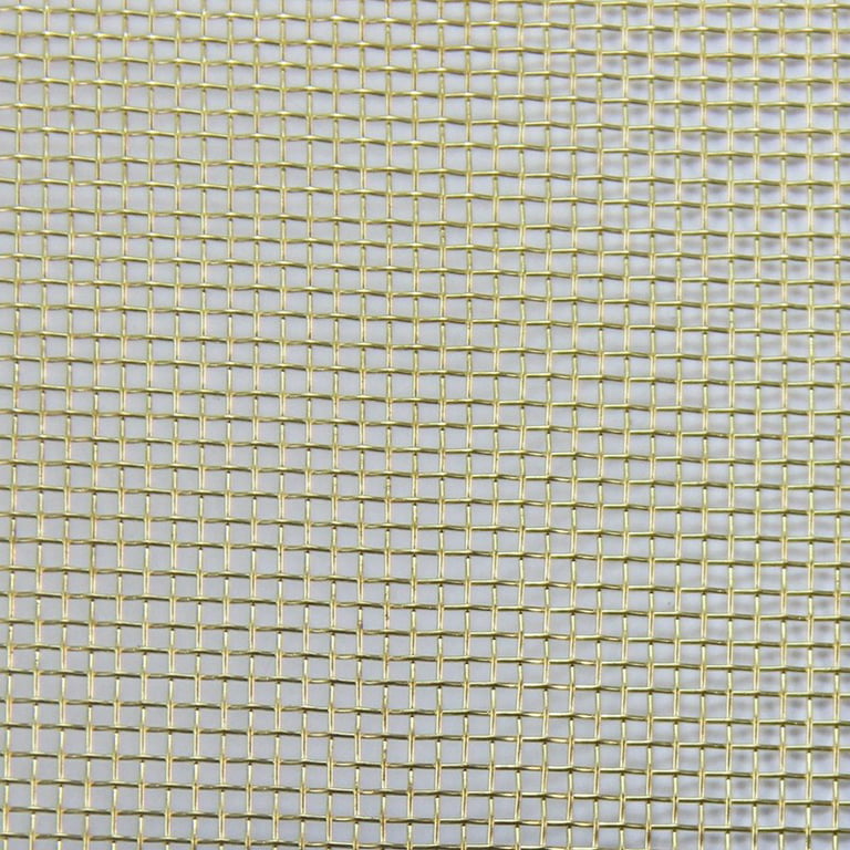 Coarse Brass Woven Wire 100 Mesh - 8.3X 11.8 Filter Screen Sheet  Filtration Cloth 