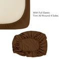 thumbnail image 4 of Ntbay 2 Pack 100% Brushed Microfiber Fitted Crib Sheets, Ultra Cozy and Soft Crib Sheet for Standard Crib and Toddler Mattresses, Boys, Girls, Unisex, 28" x 52", Brown, 4 of 5