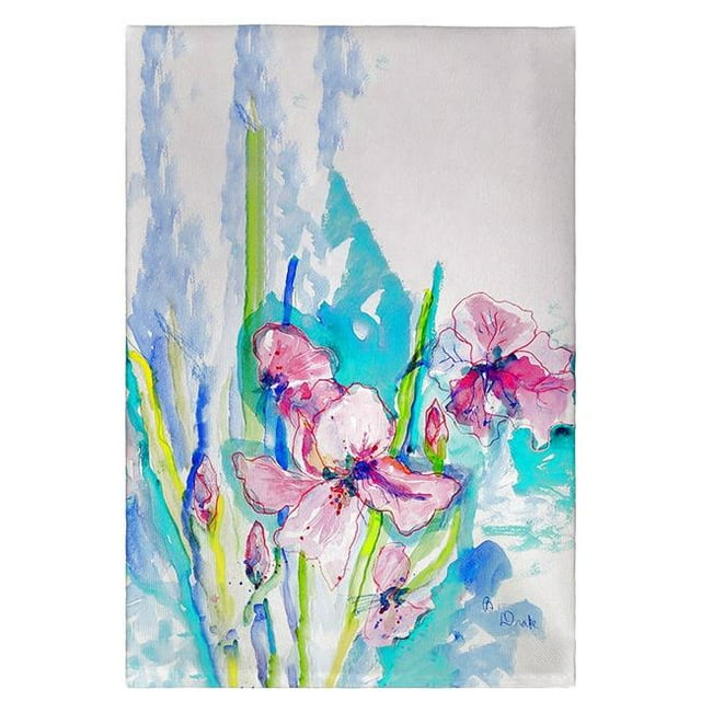Betsy Drake GT1017 Serviette d'Invité Iris Rose