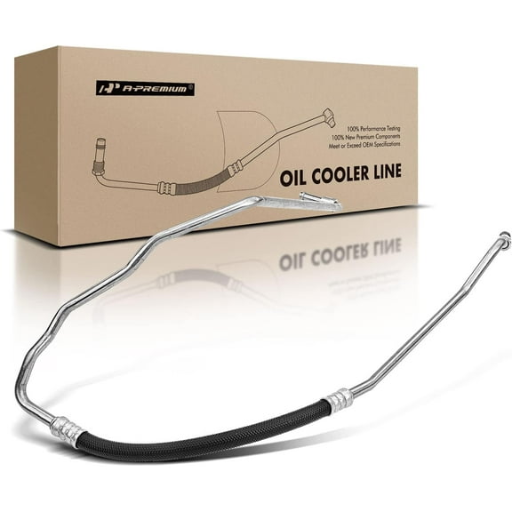 A-Premium Inlet Upper Engine Oil Cooler Line Hose Assembly Compatible with Chevrolet Blazer 1995 S10 GMC Sonoma 1994-1995 Jimmy 4.3L RWD