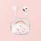 thumbnail image 3 of Auriculares Bluetooth Sanrio Cinnamoroll Kuromi Kawaii Space Capsule Auriculares inalámbricos My Melody Auriculares musicales Regalos para niñas y mujeres, 3 of 5