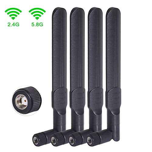 2.4GHz WiFi 5dBi Antenna,SMA Male Connector for WiFi Adapter Booster Repeater AP 