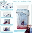 thumbnail image 5 of Disney Frozen Forest Spirit 5 Piece Twin Size Kids Bed Set with Sham, 5 of 5