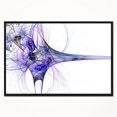 thumbnail image 2 of Designart - Large Fractal Artwork Blue - Abstract Framed Canvas art print, 2 of 4