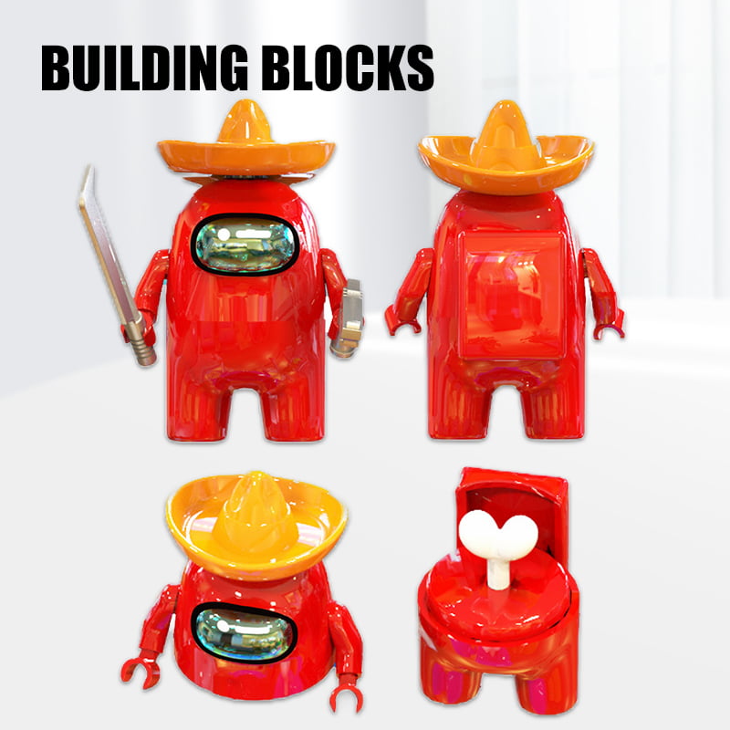 7pcs/set Cartoon Girls and Boys Building Blocks Bricks Figures Models Sets Toys 
