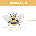 thumbnail image 3 of KAKOWELY DIY Pendant Accessory 20Pcs Bee Shaped DIY Decor Accessory Creative Pendant DIY Charm Material0.98"X0.67"X0.08", 3 of 4