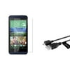 Insten Clear Protector For HTC Desire 610 (AT&T) (with Free USB cable)
