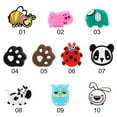thumbnail image 2 of 1pcs Lovely Durable Cartoon Animal Silicone Vibration Dampeners Tennis Accessories Tennis Racket Shock Absorber 08, 2 of 8