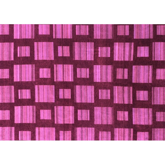 Ahgly Company Indoor Rectangle Abstract Purple Modern Area Rugs, 3' x 5'