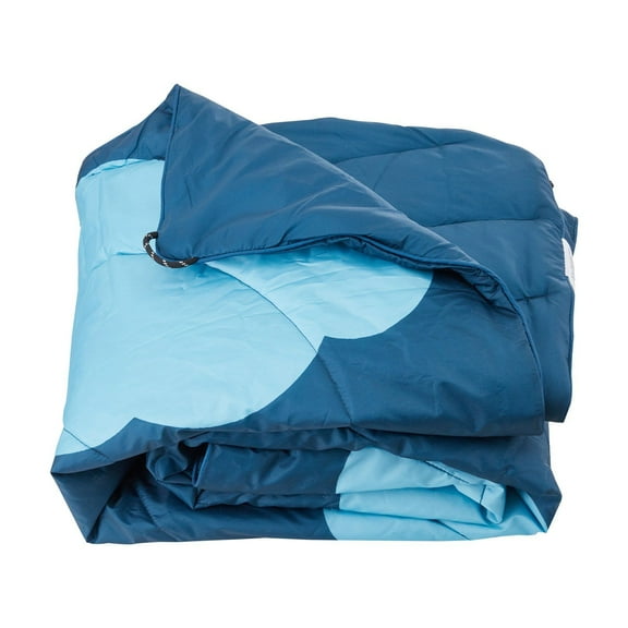 Cozy Wearable Blanket with Sleeves, 75x52 Inch Oversized Camping Throw for Adults, Soft Stadium Blanket for Football Games and Beach, Printed Outdoor Blanket
