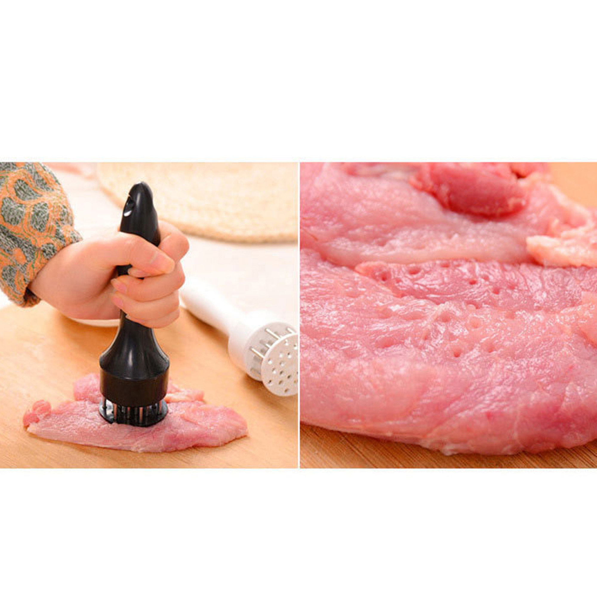 Practical Meat Knock Mallet Pounder Stainless Steel Steak Beef Hammer Kitchen  Cooking Tools Meat Poultry Tools 