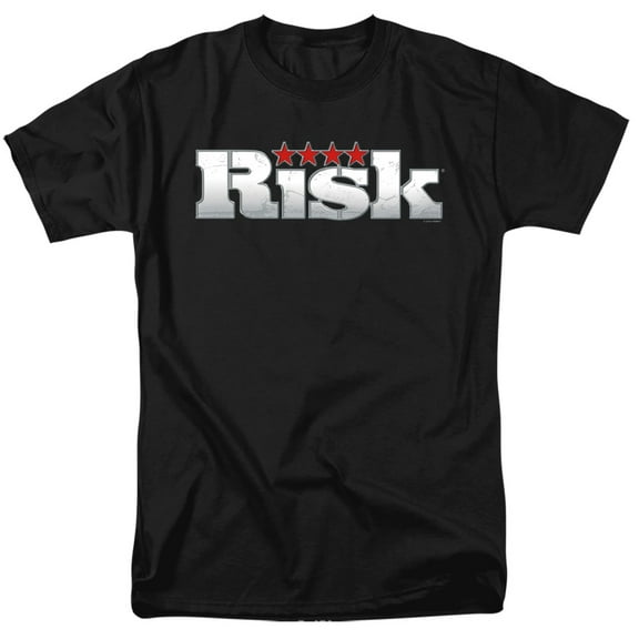 Risk Logo S/S Adult 18/1 T-Shirt Black
