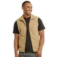 thumbnail image 3 of Men's Full-Zip Polar Fleece Vest, Beige L, 1 Count, 1 Pack, 3 of 6