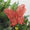 thumbnail image 1 of AMERTEER 12Pcs/Set Widget Decor Hollow Out Simulation PVC Creative Merry Christmas Butterfly Ornament for Home, 1 of 9