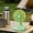 Green, variant on Round Base Rechargeable Desktop Fan - Portable Cooling Fan For Outdoor Gift