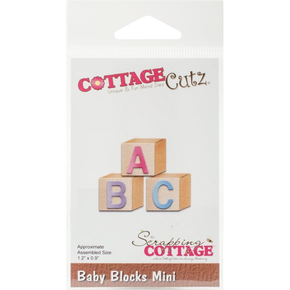 Cottagecutz Die-Baby Blocks Mini 1.2"X.9"