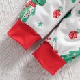 thumbnail image 4 of NOLDARES My First Christmas Outfit Baby Boy Girl Bodysuit Clothes Romper with Bow Tie+Suspender Pants+Santa Hat 3pcs Sets,12-18 M, 4 of 8