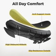 thumbnail image 4 of FitVille Men's Wide Slip-Resistant Slip-on Dress Shoes Comfort Casual Shoes——EasyWalk Slip-On Dress Shoes V3, 4 of 7