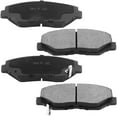thumbnail image 3 of Front Ceramic Brake Pads w/Hardware Kits Fits for Honda Accord Civic CR-V CR-Z Element FIT Pilot, Acura ILX Ceramic Low Dust Brake Pad-4 Pack Fits select: 2006 HONDA PILOT EX, 3 of 5