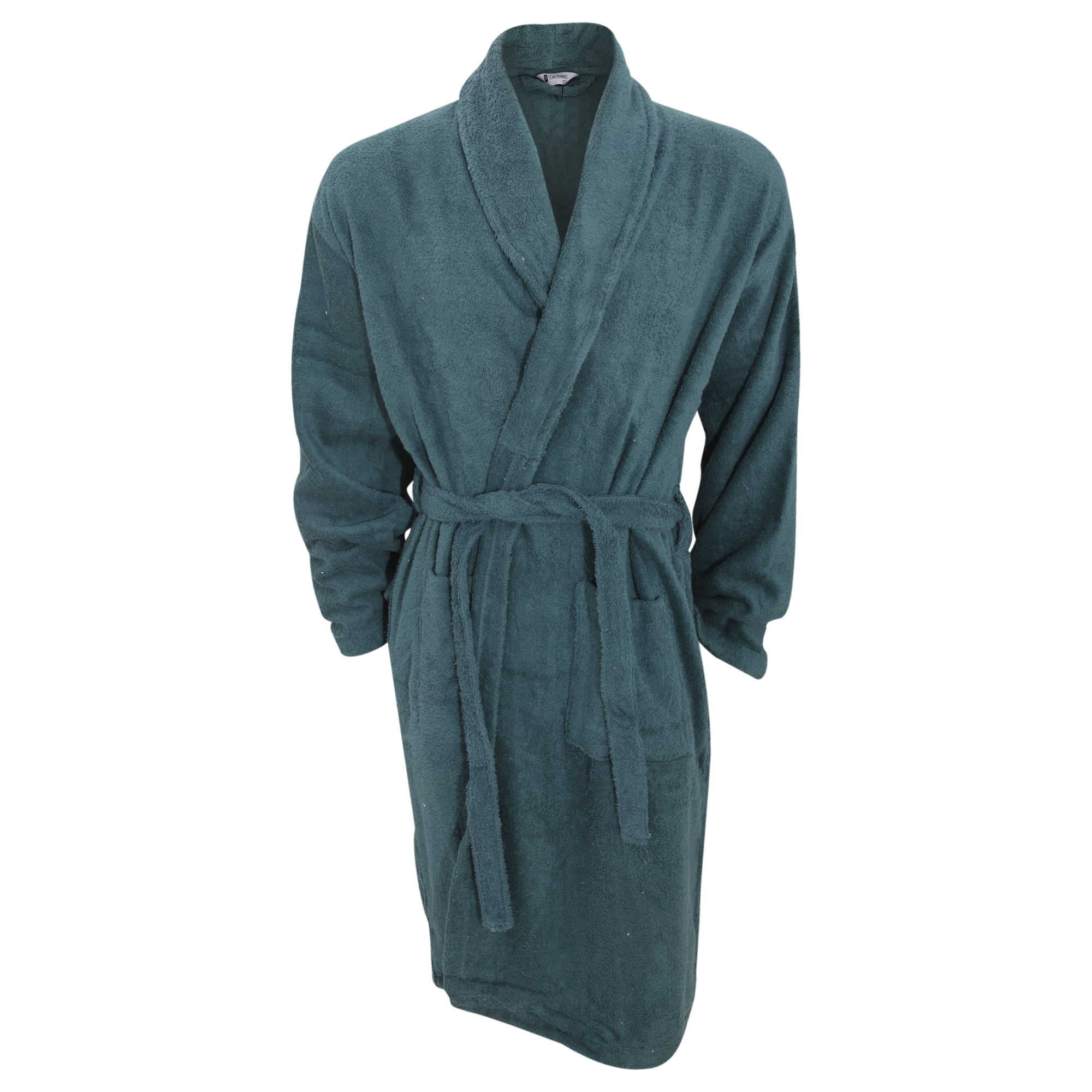 Mens Plain Cotton Towelling Robe/Dressing Gown | Walmart Canada