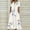 White, variant on ZKCCNUK Fashion Women Loose V-Neck Summer Solid Short Sleeve Cotton And Linen Dress Wedding Guest Dresses for Beach Party