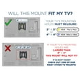 thumbnail image 6 of Mount-It! Low Profile Fixed TV Mount, for Sizes 13" to 32", 6 of 10