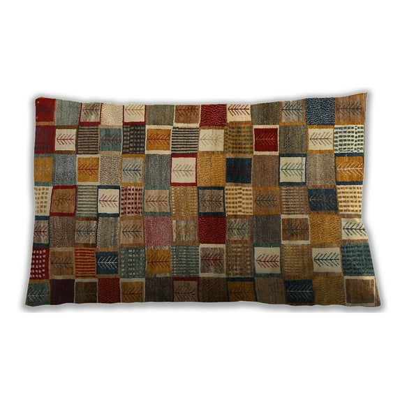 Ahgly Company Outdoor Rectangular Contemporary Lumbar Throw Pillow, 13 inch by 19 inch