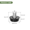 thumbnail image 2 of Unique Bargains Adjustable Furniture Levelers, 12Pack M8x11x23mm Furniture Leveling Leg Screw in Threaded for Table, Chair, 2 of 7