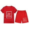 thumbnail image 3 of Hienoo Boys Summer Casual Outfit Set Short Sleeve T Shirt and Shorts Tracksuit, 3 of 7