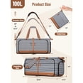 thumbnail image 3 of Bolsa de viaje Lekesky plegable de 100 litros con compartimento para zapatos, 3 of 6
