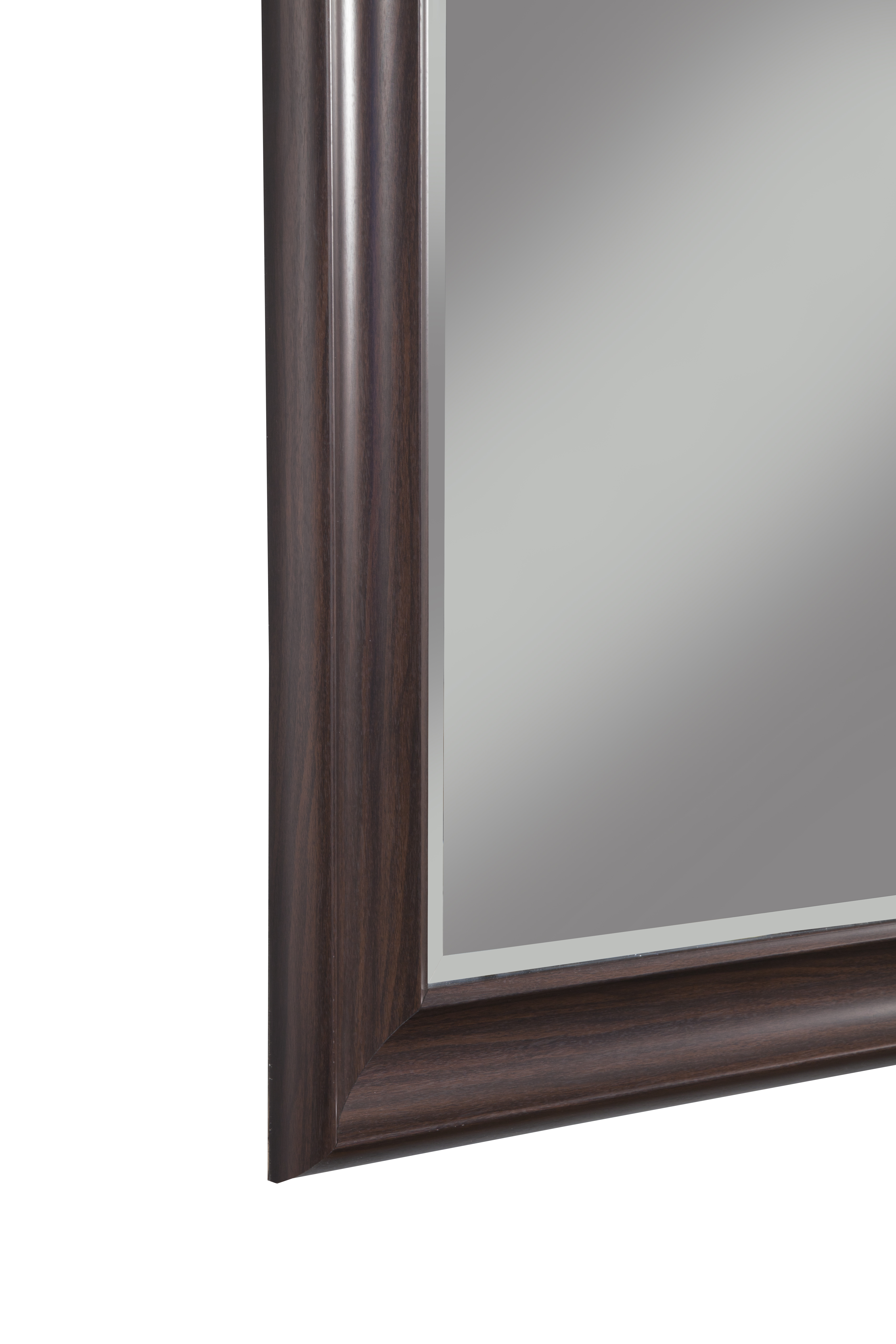 Full Length Leaner Mirror, Espresso, 65" x 31", by Martin Svensson Home