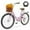 Pink, variant on MOPHOTO 26'' 7 Speed Beach Cruiser Bike Bicycle for Women with Basket & Lock, Lightweight Step Through City Bikes, Commuter Bicycle for Adults Ladies