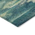 thumbnail image 4 of HomeRoots 612500 8 x 10 ft. Emerald & Lime Green Abstract Washable Indoor & Outdoor Rectangle Area Rug, 4 of 5
