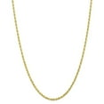thumbnail image 6 of 10K Yellow Gold 3.0mm Diamond Cut Quadruple Rope Chain 22 Inch, 6 of 6